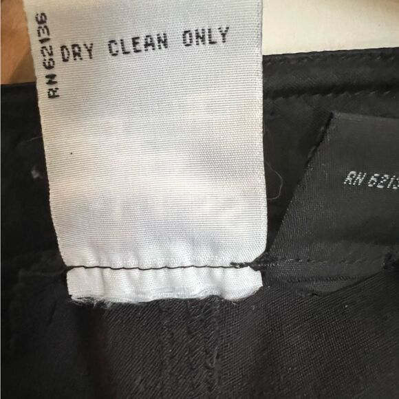 Guess Vintage Pants Black Jacquard Textured Trousers Size 30 Bootcut - Picture 7 of 7